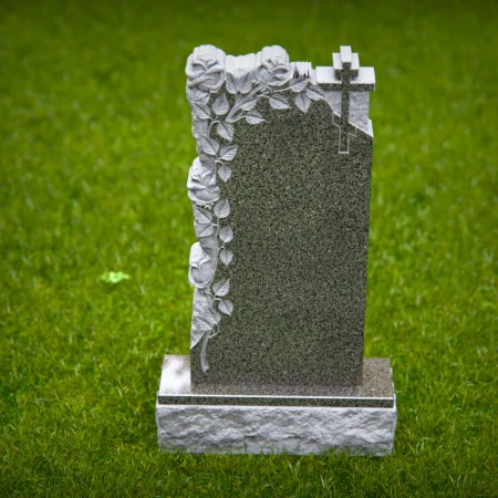 Each piece shaped by floral beauty and spiritual reverence in headstones