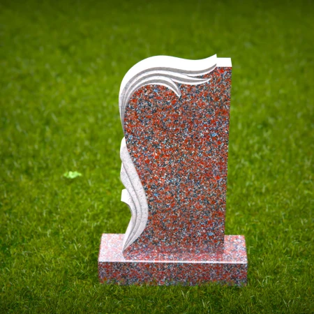 sleek memorial with engraved lines of calm remembrance for headstones