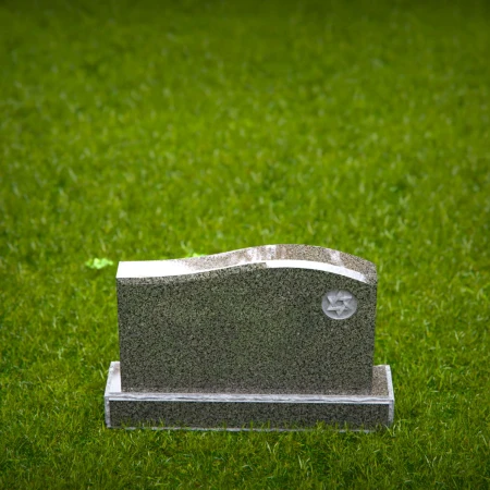 Crossed-shield memorials designed to express eternal love