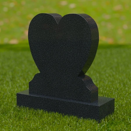 1675 - Herzförmiger Gedenkstein mit Kreuz und Ringen - Eine Hommage an Liebe und Glauben