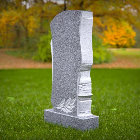 Carved forms reflect dignity and meaning in sculpted tombstones