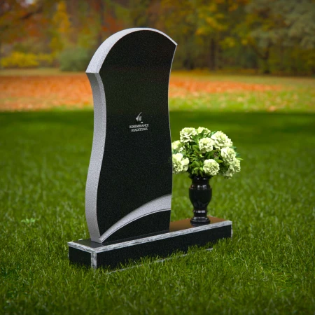 Modern curved headstones with elegant design for graceful memorials.
