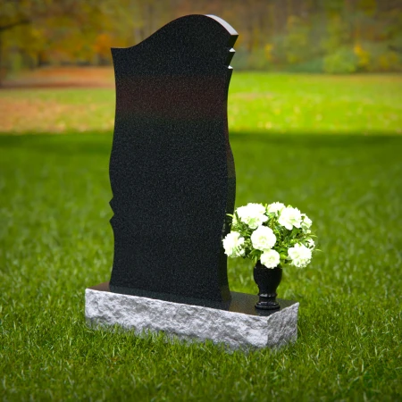 Elegant curved granite headstones crafted for timeless tribute.