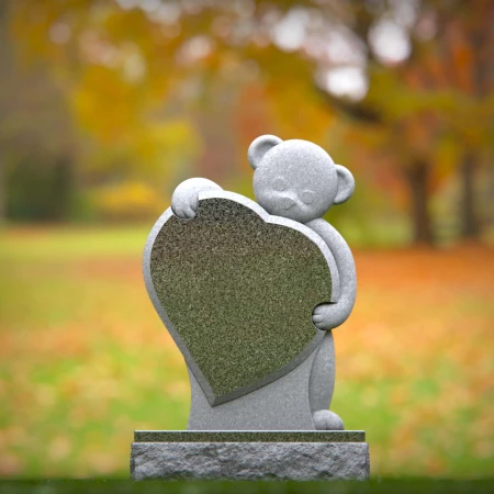 Headstones holding the memory of laughter and lullabies
