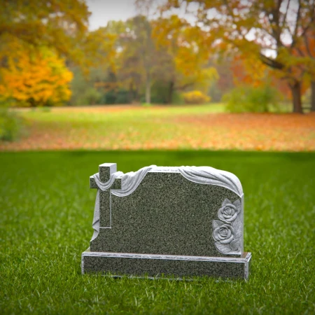 Sacred stillness in the shape of bronze grave markers, headstones near me, and tombstone.