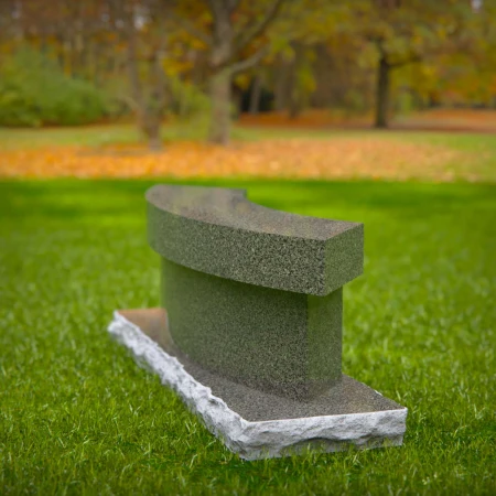 1979 - Banco Conmemorativo de Granito Personalizado con Cita - Tributo Duradero en Cementerio