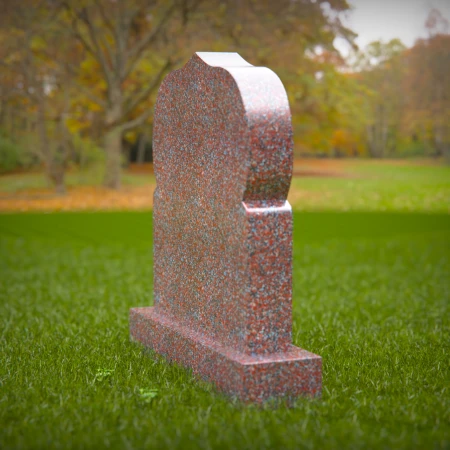 Evocative grave markers with poised structure and grace