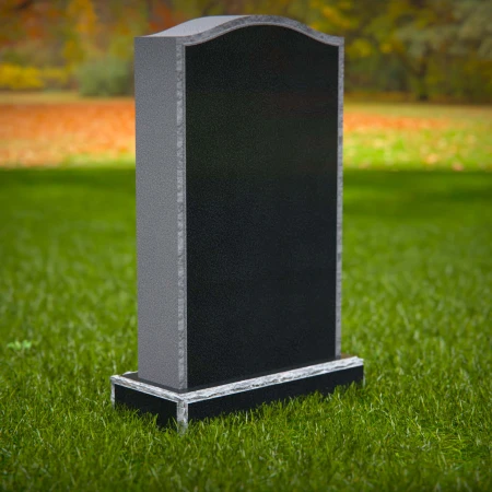 1771 - Upright Headstone with Polished Face and Natural Edges
