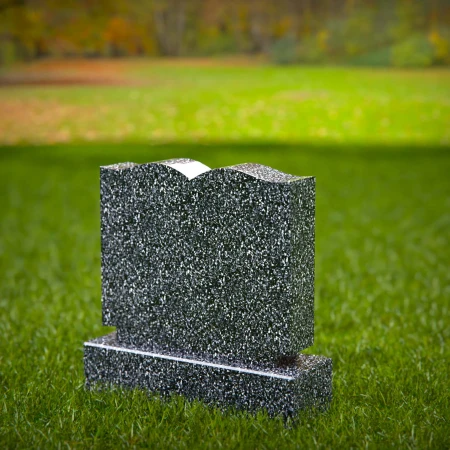 1950 - Clásica Lápida de Granito para Compañeros - Monumento Conmemorativo Doble