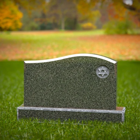 Crossed-shield memorials designed to express eternal love