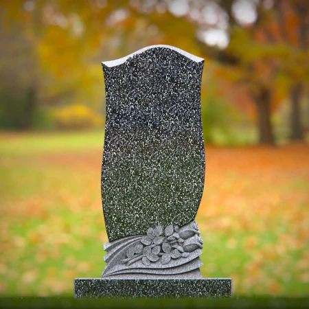 Serenity and grace embodied in each floral-themed grave markers