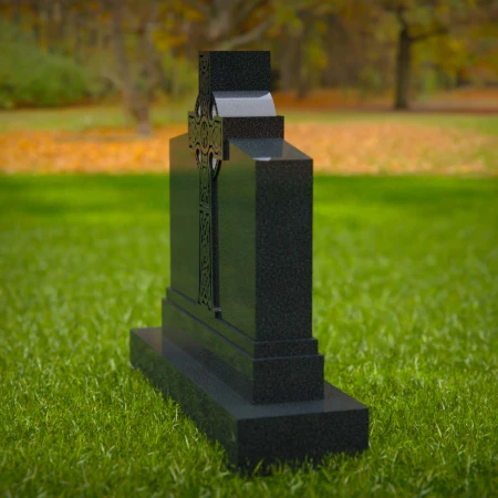 1613 - Keltisches Kreuz Mahnmal Grabstein mit detaillierten Gravuren
