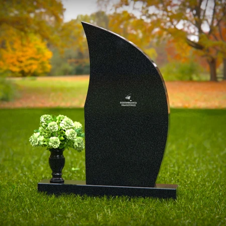 Sleek contemporary granite headstones designed for timeless tribute.