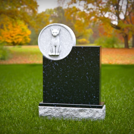 carved cat monument that reflects deep connection for memorials