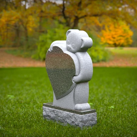 Headstones holding the memory of laughter and lullabies
