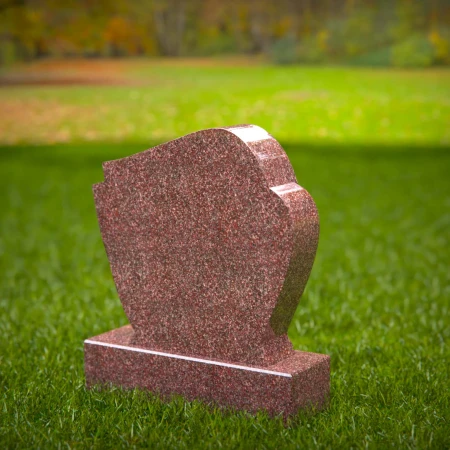 1761 - Artistic Layered Memorial Headstone – A Symbol of Elegance and Remembrance