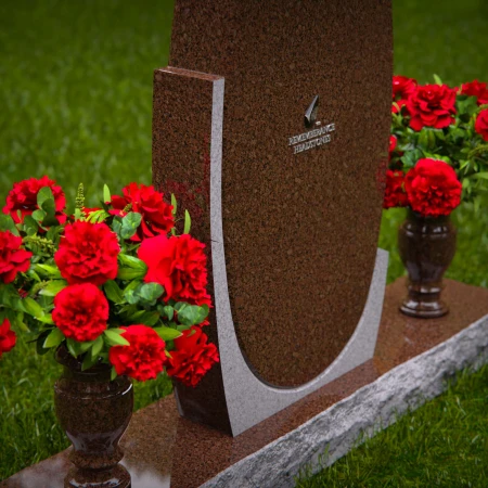 Elegant oval headstones honoring cherished memories and devotion.