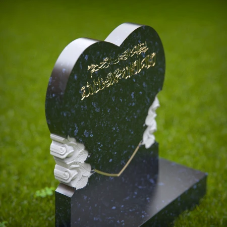 Upright tombstones with refined symmetry and spiritual weight