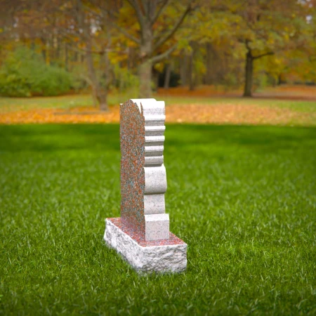 angel statue carved in granite for sacred tribute for grave markers