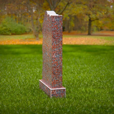 A graceful winged figure carved to reflect loving grave markers