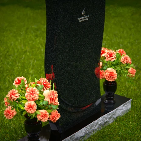 Modern elegant headstones with flower vases for lasting tribute.