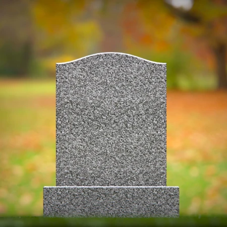 1786 - Classic Upright Headstone with Graceful Curved Top