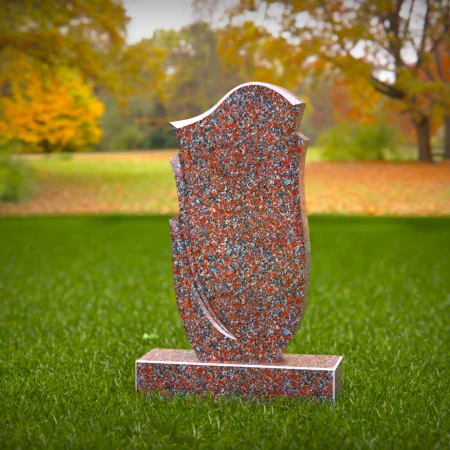 Innovative headstone shape reflecting personalized headstone near me