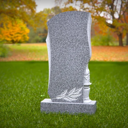Carved forms reflect dignity and meaning in sculpted tombstones
