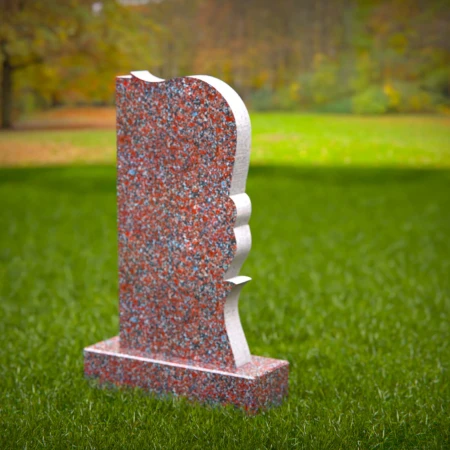 sleek memorial with engraved lines of calm remembrance for headstones