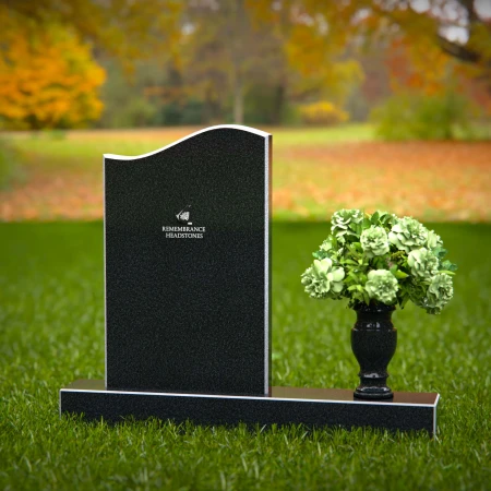 Graceful curved headstones designed with elegant contours and timeless tribute.