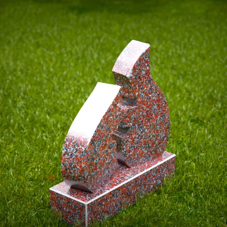 Humble grave markers with noble shape and timeless beauty
