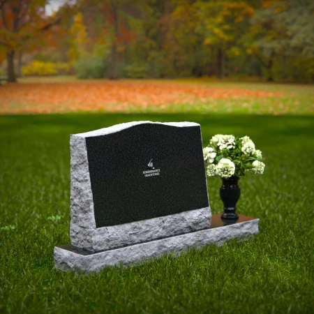 Rustic elegance granite headstones designed for timeless memorials.