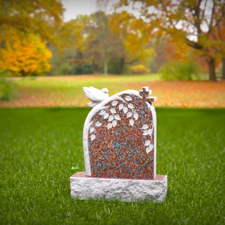 Eternal beauty rests within this headstone, memorials, and grave stones.