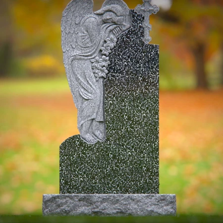 Sculptural detail brings soul and spirit to angel-themed headstone prices
