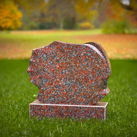 1936 - Abstraktes aufrechtes Denkmal mit modernen Konturen geschnitzt