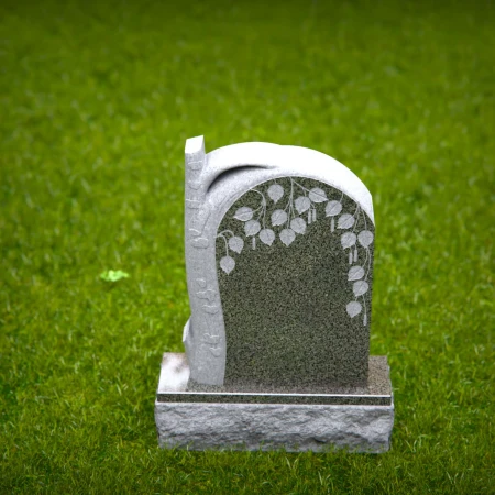 Nature’s mourning tree becomes a focal point in these headstone near me