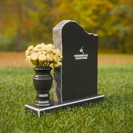 1852 - Natural Edge Upright Headstone