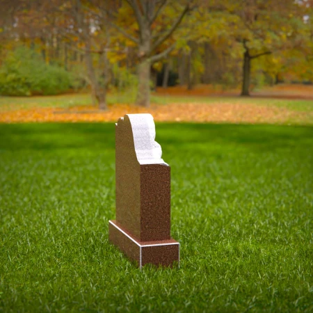 Calm sleep child memorials shaped with angelic kindness