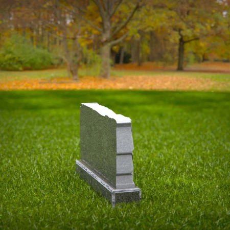 engraved tribute expressing eternity with cross and veil for headstone prices