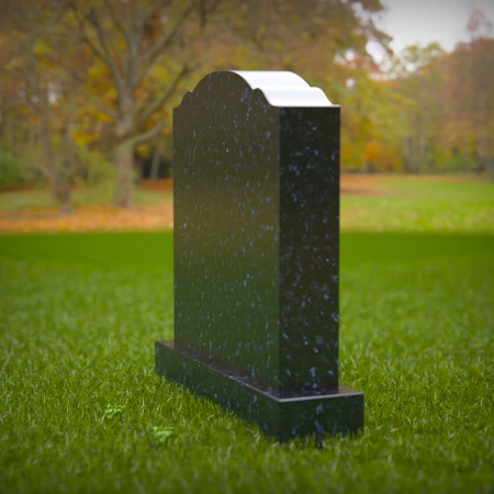 Crossed-shield memorials designed to express eternal love