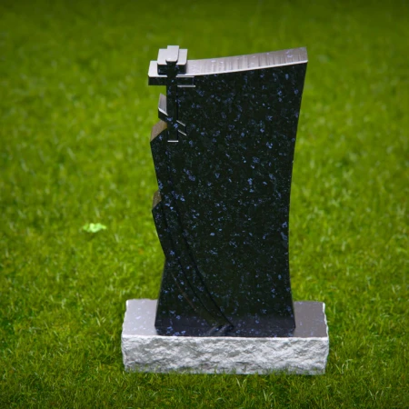 modern headstone with sleek cross accent for spiritual tribute for headstone near me