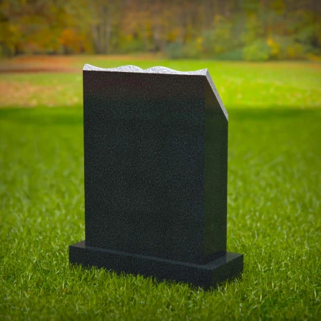 1600 - Book-Shaped Memorial Headstone with Religious Engravings