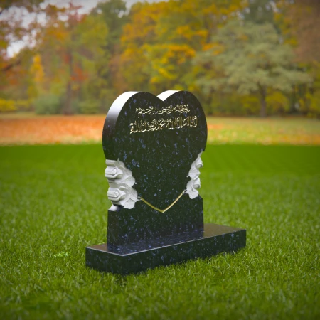 Upright tombstones with refined symmetry and spiritual weight