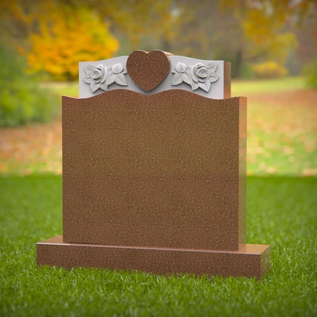 Ornate tombstones featuring subtle lines and enduring power