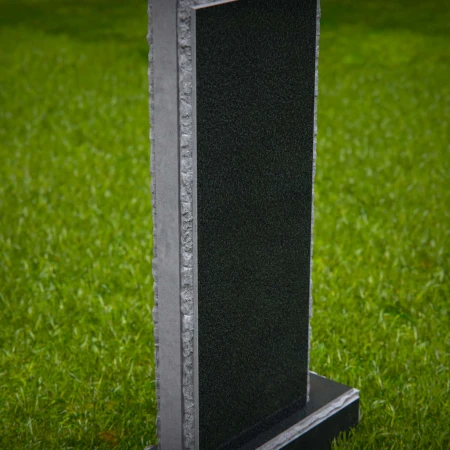 1873 - Modern Minimalist Headstone on Grass Lawn