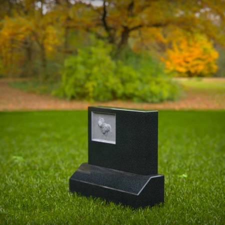 engraved dog headstone for peaceful remembrance for memorials