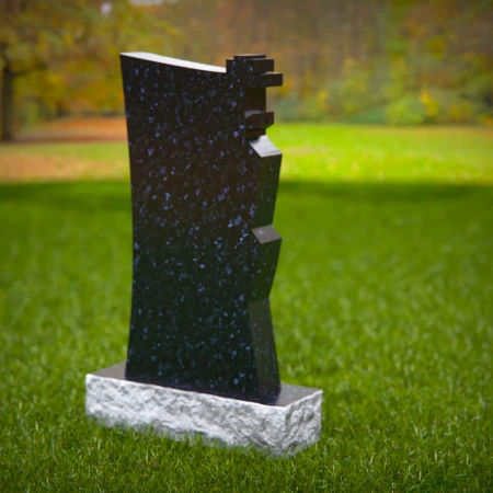 modern headstone with sleek cross accent for spiritual tribute for headstone near me