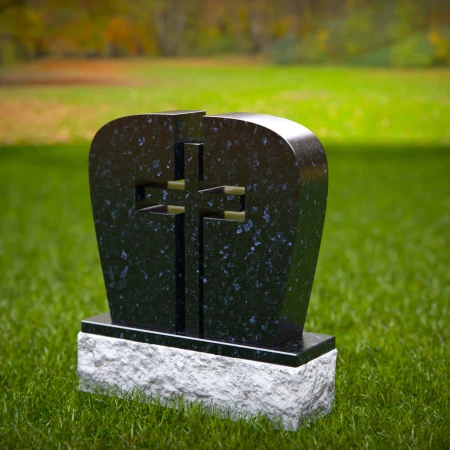 1748 - Split Cross Memorial Headstone – A Symbol of Faith and Unity
