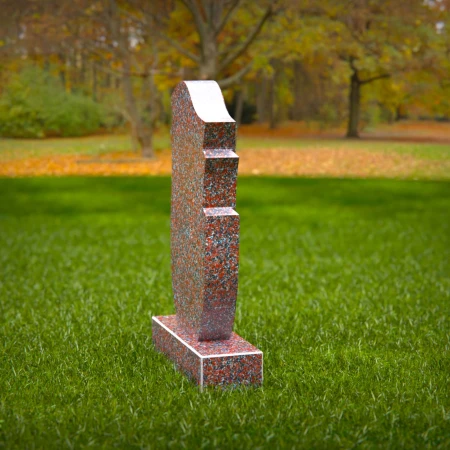 Innovative headstone shape reflecting personalized headstone near me