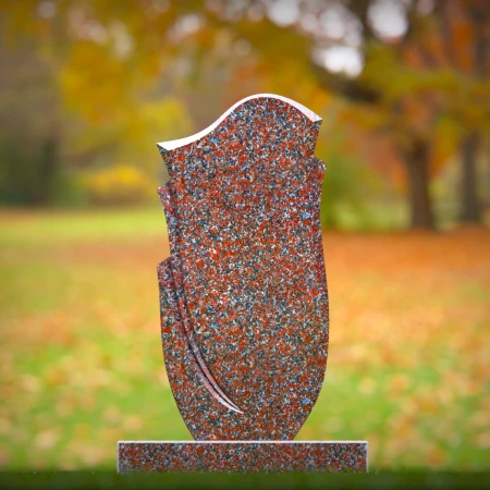 Innovative headstone shape reflecting personalized headstone near me